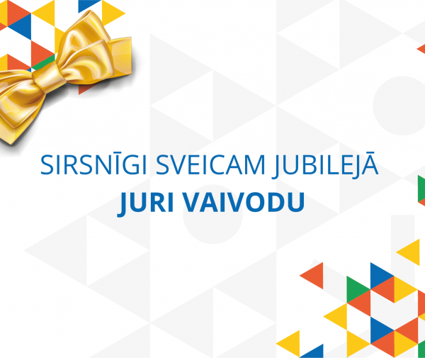 Sveicam jubilejā komponistu Juri Vaivodu