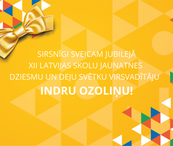 Sveicam jubilejā Indru Ozoliņu!