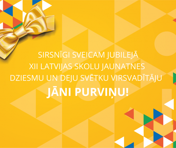 Sveicam jubilejā Jāni Purviņu!