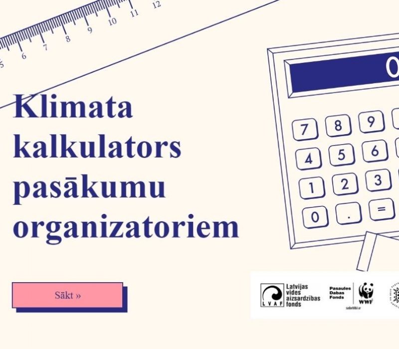 KLIMATA KALKULATORS PASĀKUMU ORGANIZATORIEM